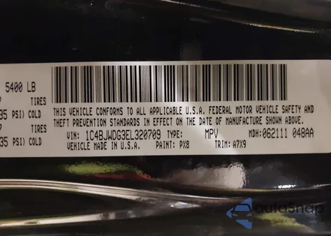 2014 Jeep Wrangler Unlimited Sport z USA, uszkodzony, nr VIN 1C4BJWDG3EL320709